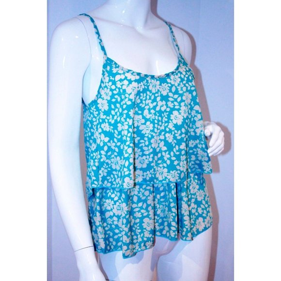 POETRY Clothing FLORAL Ruffled BLOUSE Top SHIRT - Picture 1 of 1